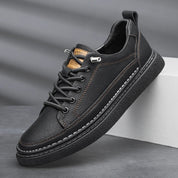 Helston Genuine Leather Sneakers