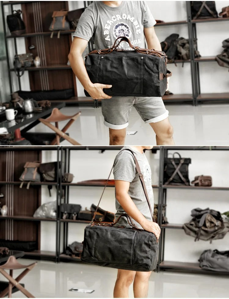 Waxed Canvas Travel Bag