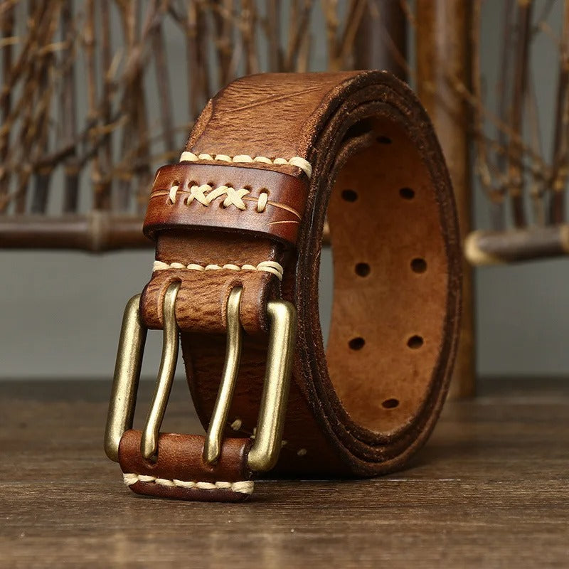 Rugged Cowhide Belt