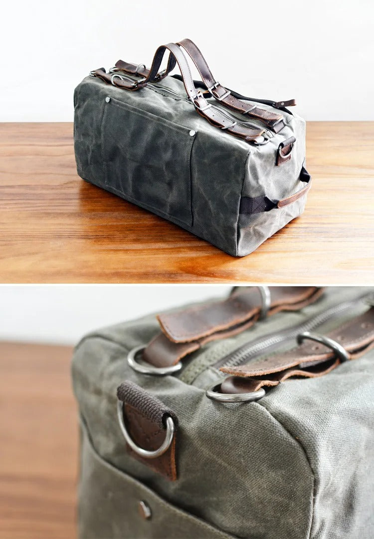 Waxed Canvas Travel Bag