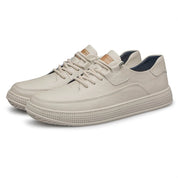 Genuine Leather Glide Sneakers