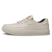 Genuine Leather Glide Sneakers