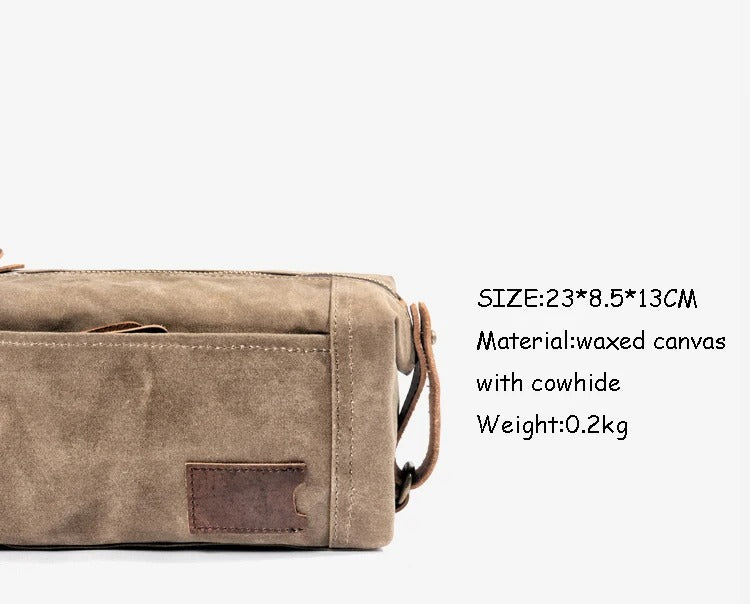 Waxed Canvas Travel Bag