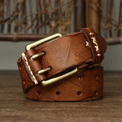 Rugged Cowhide Belt