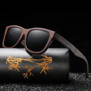 Engraved Wooden Sunglasses