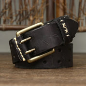 Rugged Cowhide Belt