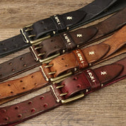 Rugged Cowhide Belt