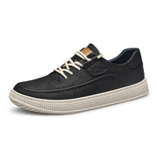 Genuine Leather Glide Sneakers